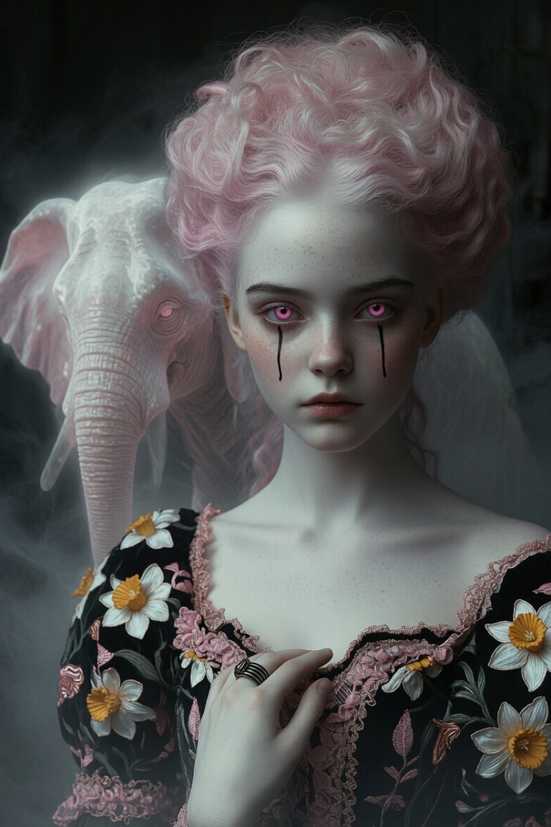 Lofififo555's tweet photo. The Ghost of a Smile. Elephantos V https://t.co/0D1Nkqy11W