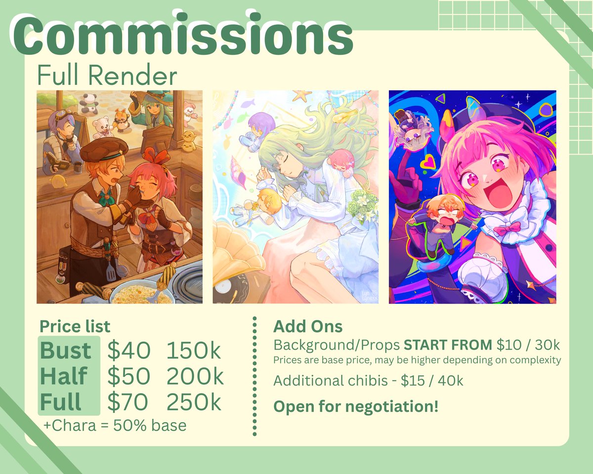 LynLynexx_'s tweet photo. #Commission Open~ (🌐🇮🇩)
Likes + RTs are highly appreciated💖
-
Please check thread for VGen🔗 and ToS in Indonesian
Also may update extra info in then thread so be sure to check! https://t.co/oJfgvVJfZx