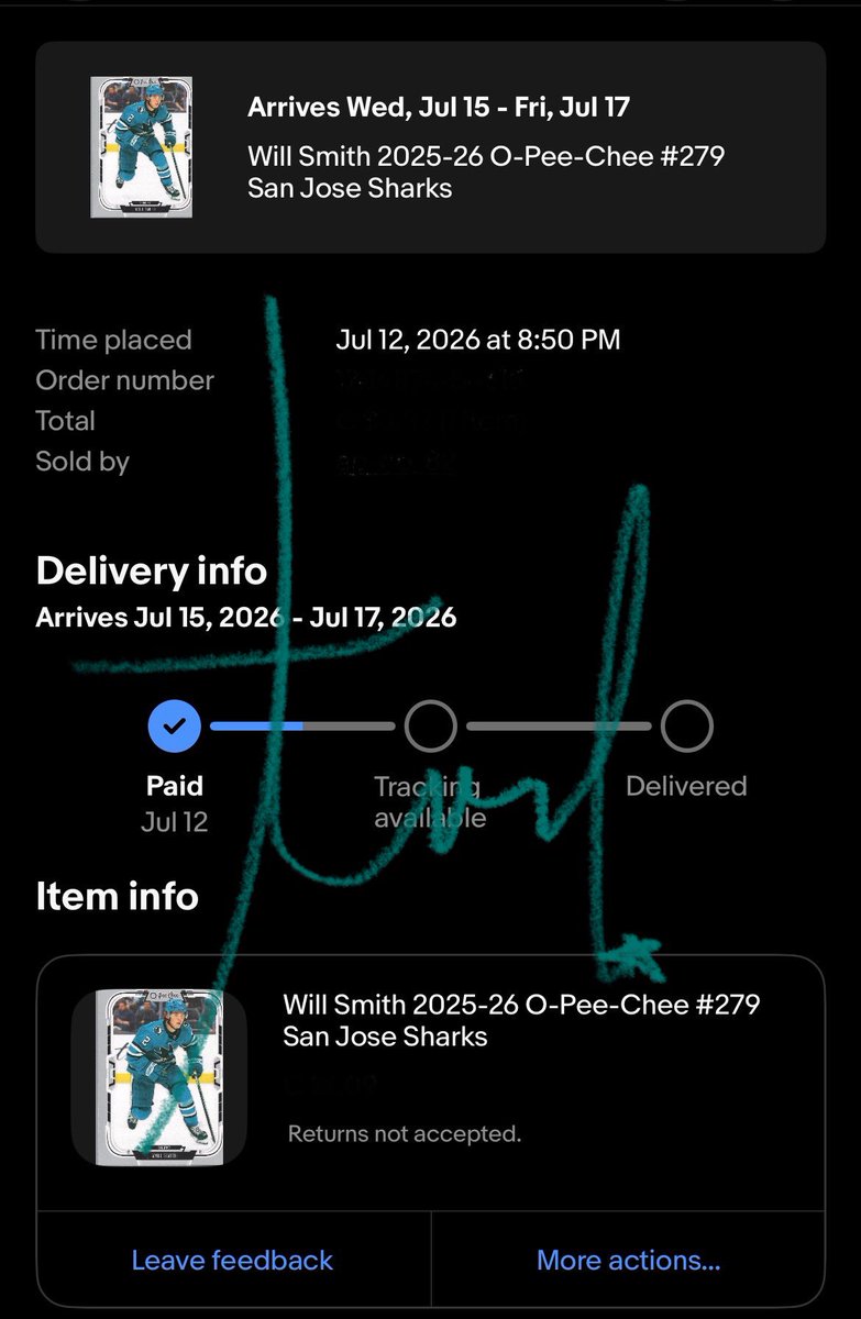 tealprospects's tweet photo. ebay pahanaps secured! #whatasteal https://t.co/KlngOsYEzI