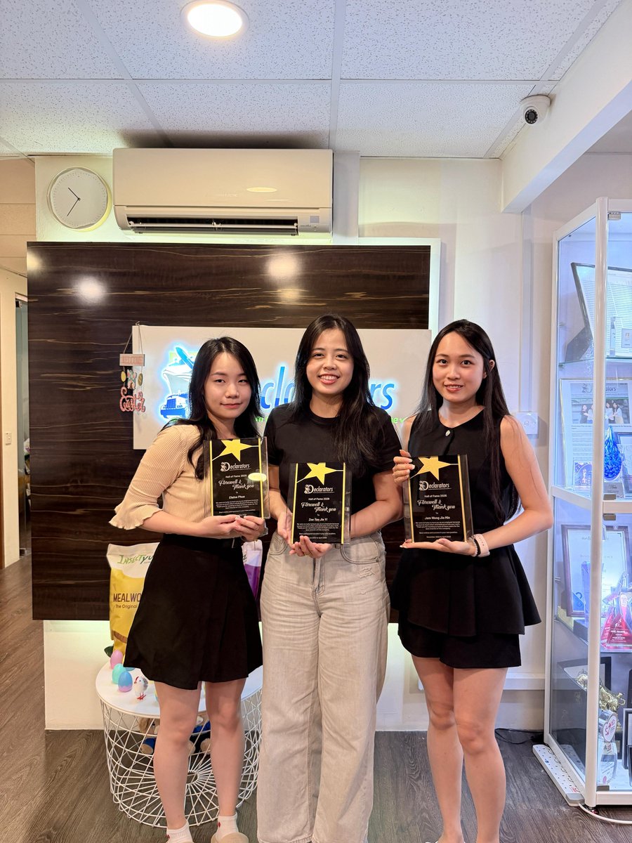 Declarators_'s tweet photo. Farewell Luncheon Celebrating Zoe Tan’s Journey with Declarators HQ

Last month, we came together to celebrate the journey and contributions of our Operations Manager, Zoe Tan, as she closed an important chapter with Declarators HQ. https://t.co/SnDlGTc4nC
