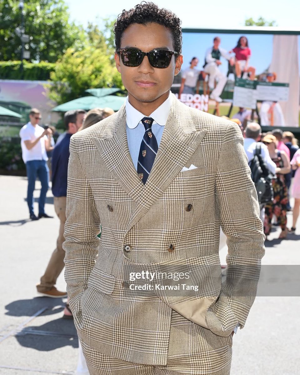 JaafarJNews's tweet photo. Jaafar Jackson present in Wimbledon Tennis Championships in London, England https://t.co/Mk89EgYKE3