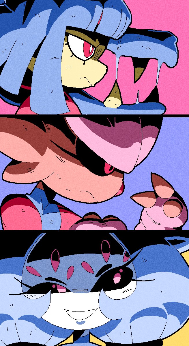 huedartnate's tweet photo. Team Spinel

[ ft. Mawile, Lopunny &amp; Hatterene https://t.co/UHfUldXNw7