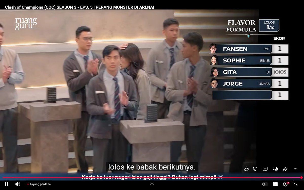 butt3rflydr4gon's tweet photo. 1. Di CoC Ruang Guru kali ini doi benar2 diblur.
2. Susah dicrop, doi berdiri di deket pintu tengah wkwk
3. Editor menghargai klo doi achieve sesuatu di game flavor, jadinya ada skor anonim
4. Skor anonim td ilang, doi LOLOS ke babak selanjtnya. Slmt bekerja lagi, editor wkwk https://t.co/mQHVNqDRlM
