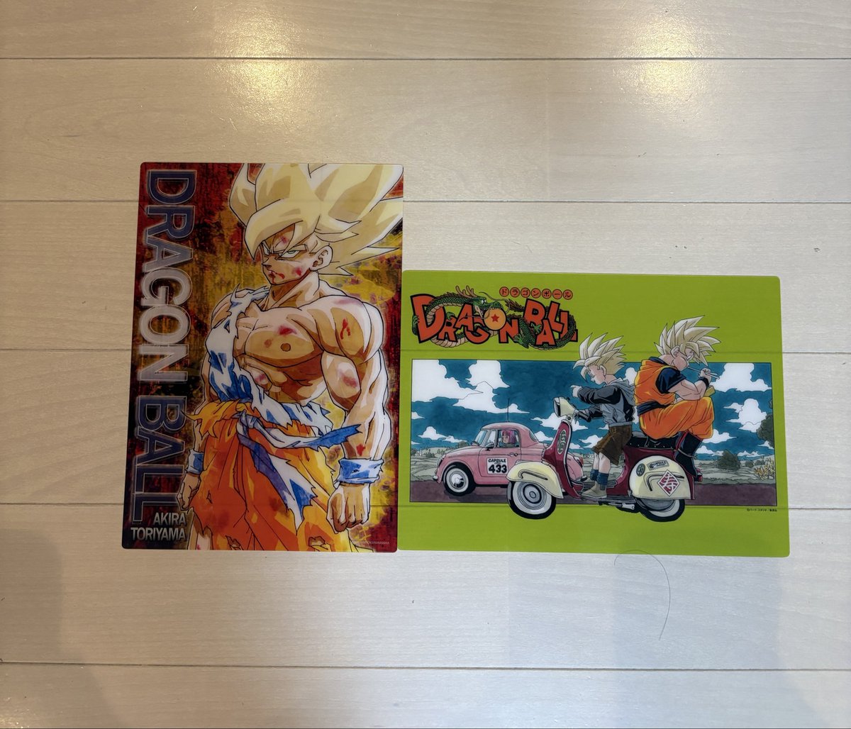 andy79218556's tweet photo. 下敷き2種！
1枚400円はコスパバグってる
透明感あってオシャレだし特に悟空はイラストでかいし背景のオーラが最高🔥 https://t.co/CDZYkcOvbS