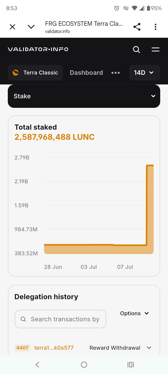 lunckickback's tweet photo. You showed up. 🙏

Since announcing FRG Validator → LUNC Kickback's:🔥

✅ Delegations: 580M → 2.58B LUNC (+346%)
✅ Rank: #63 → #49
✅ Zero unstakes from rebrand FUD

Tomorrow we go live.🧐

July 13: New name. New logo. Same 2.50% fee.
Delegator reward app in development.
Zero fees on the way. Get more for your money. 
Thank you for the trust.

Web: https://t.co/Xas6lD6v1S
 Tg: https://t.co/0GdTQTX5rk

#LUNC #LunaClassic #LUNCArmy #StakeWithLunaClassic #DelegateLUNC #LUNCRevival #CryptoValidator