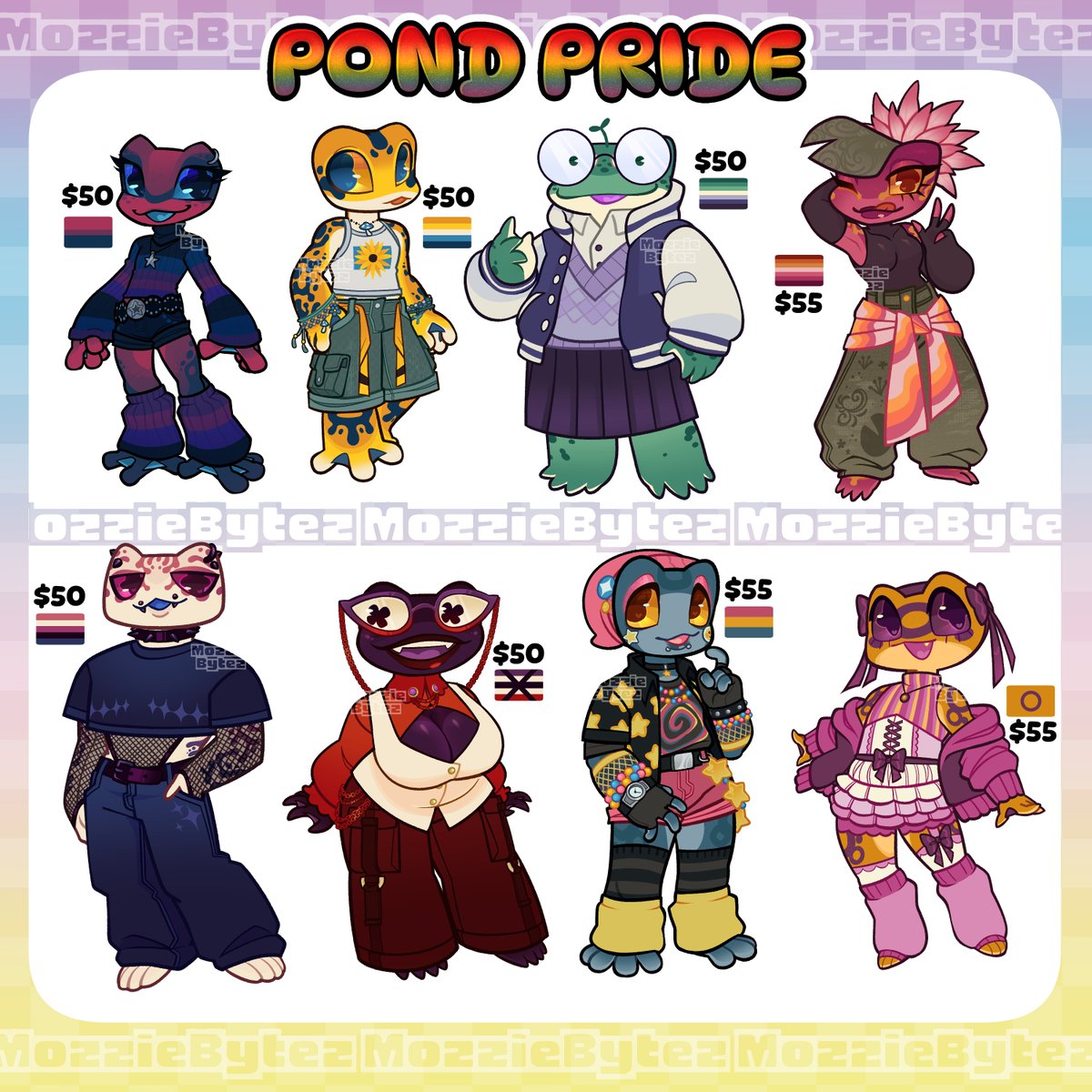 Sweet_Disco's tweet photo. Frog Pride Adopts! 

Buy em on Ko-Fi
https://t.co/bektWbPuHt 

#adopts #adoptables https://t.co/GxtPRRIvBe