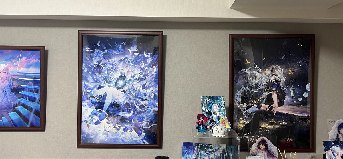絵師100人展で購入したおにねこ先生tpふーみ先生の複製原画が届いた！
