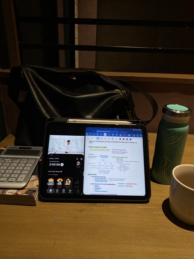 KingreyfCPA's tweet photo. ˚ study log | 07.12.26 📚
far + at day!

- inventories (most baffling, real 🥲)
- overview of audit 
- auditor’s professional and legal responsibilities and quality control on audit

recall + drills! 

keep going.

#studytwt #studylog https://t.co/RZzFEuIcir