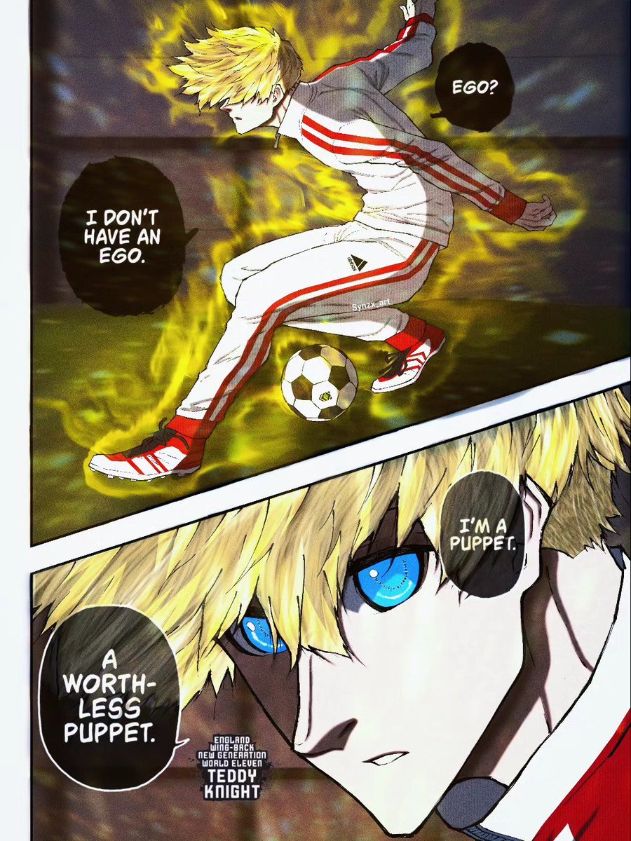 KaNeKi7818's tweet photo. Teddy Knight - I'M A PUPPET, A WORTHLESS PUPPET 
×    ×
++++

Manga - Blue Lock {Ch - 352}

Coloured by - me 

#bluelockmanga #bllk352 #teddyknight  #mangacolorist #mangacolouring https://t.co/qK9zs4UCRC