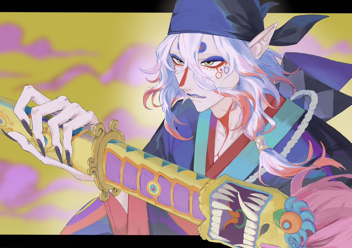 obento117Ff's tweet photo. #モノノ怪_FA 
#モノノ怪芸術祭2_平面作品部門 https://t.co/u1ksker09q