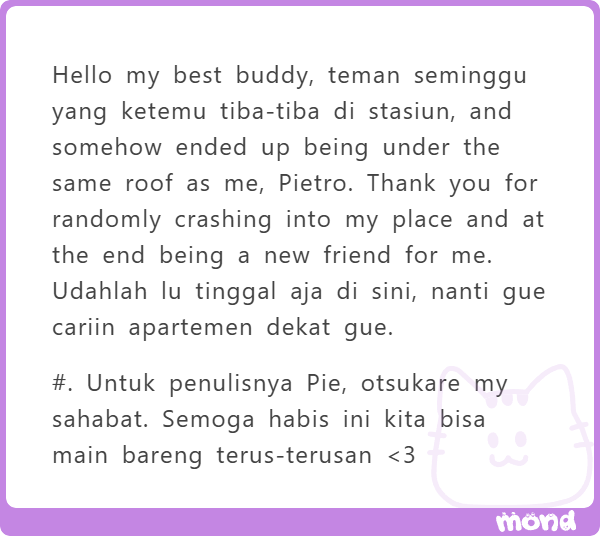 LeGerantMarius's tweet photo. teruntuk PIETRO BFF

MARCUS dari pacarnya suit suit

CLARISSA terimakasih sudah normal

lalu ada genjreng buat YOEL https://t.co/9ILatoe8Aw