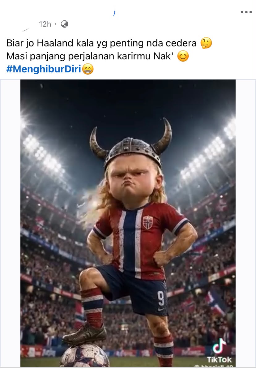 magicalsirius's tweet photo. Masih dgn edisi mak guweh yg ter-Haaland Haaland alias si akrab bgt tuh dipanggil nak aowkwkwk abis itu marah2 ke bang Sorloth😂🙏🏻🙏🏻 https://t.co/9p6RlJXAaF