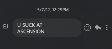 Nexar4k's tweet photo. @Treyarch The first time I played Zombies map Ascension around 2012 with my best friend who had unfortunately past in 2023 where he roasted me for being really bad at the game and I now pay my respects by honoring his name playing the Ascension map on the new PS5 port https://t.co/FtGjKwmPP2