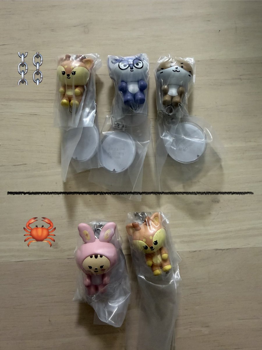 Smin_Cheol's tweet photo. SEVENTEEN セブチ MINITEEN ミニティーン つまんでつなげてますこっと ガチャ カプセルトイ 交換 買取

譲 ⛓️:🐰🦊🦖、🦀:👼🏻🐰

求 定価+送料 > 🍒(🦀>⛓️)

ALT記載あり
郵送希望

まとめて優先
お返事遅い場合あります

お気軽にお声かけください🙇🏻‍♀️✨ https://t.co/csaNxTHyNe