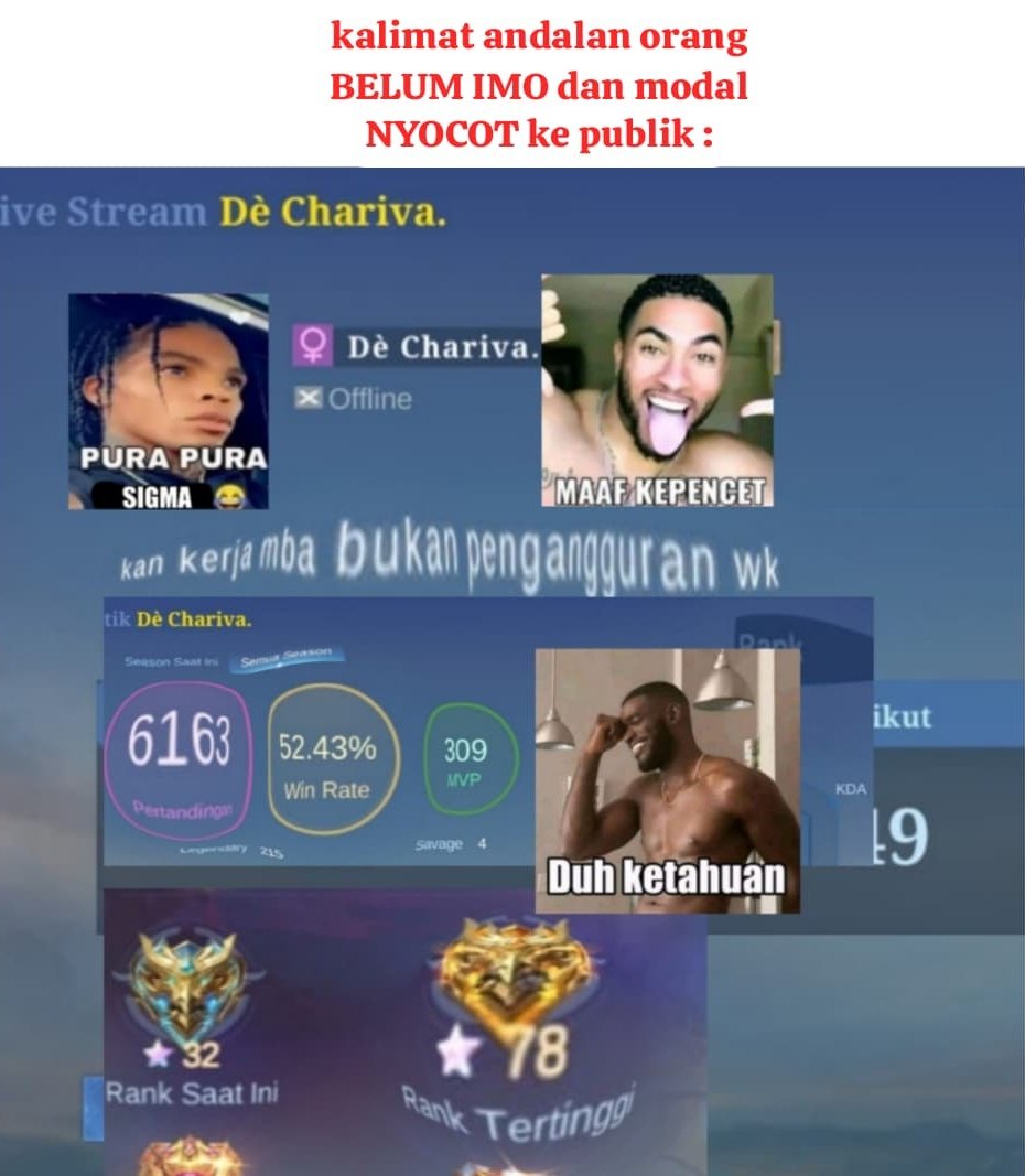rabbitt0sca's tweet photo. coba gak yapping pas draft pick trs gak ngata2in roam sama mm nyawit, gabakal bikin meme bgnian gw wkwkwkw dan gue masukin album ml jg😛✌🏻 https://t.co/Y9xXQfetE6