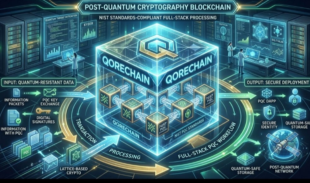 QoreChaintr's tweet photo. Sözde kuantumcular gibi sadece tek bir imzayı değiştirip ucuz pazarlama yapmadık. NIST Level 5 (En yüksek güvenlik) seviyesinde tam korumayı blokzincire kazıdık

​İmza (Signature): ML-DSA

Anahtar Paketleme (Key Encapsulation): ML-KEM

Veri Özetleme (Hash): SHAKE-256

#QoreChain https://t.co/ILY65RtP5L