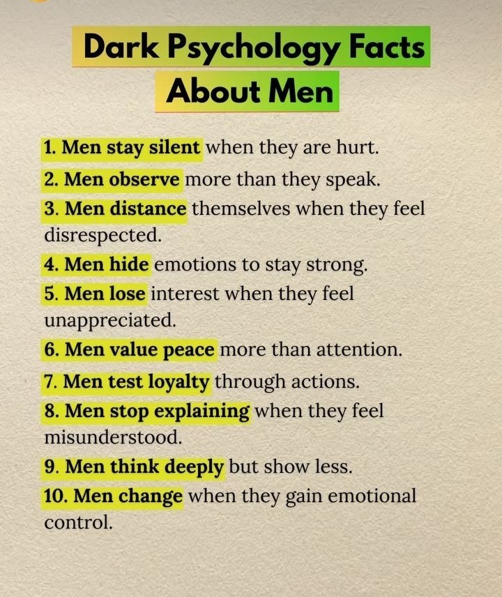 MindForgenz's tweet photo. Dark psychology facts about men. https://t.co/dB7flxGfQJ
