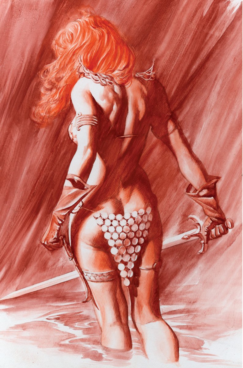 ComicCrusaders's tweet photo. Red Sonja by Alex Ross #comics #comicart #art #comicbookart https://t.co/6ThNqAqJVq