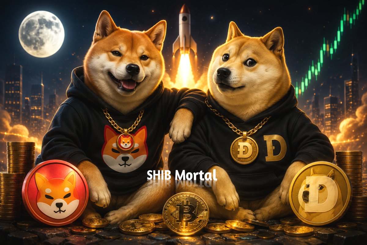 SHIBMortal's tweet photo. Shiba Inu and Dogecoin bros in one portfolio = unstoppable combo 🐶🐕

One for the memes, one for the movement. 

Who's holding both? Drop your stack size (in sats not dollars 😏) 

Let's see the pack strength! $SHIB $DOGE https://t.co/f06oEVGMEQ
