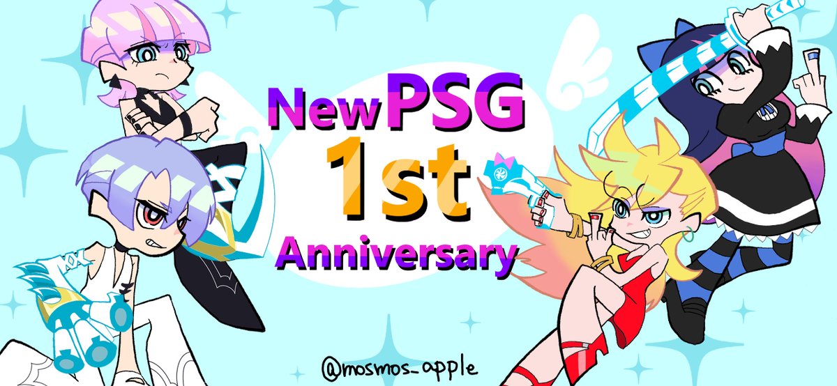 mosmos_apple's tweet photo. Newパンスト放送開始から1周年おめでとうございます👼
#NewPSG #Newパンスト https://t.co/rXeDFkhW6f