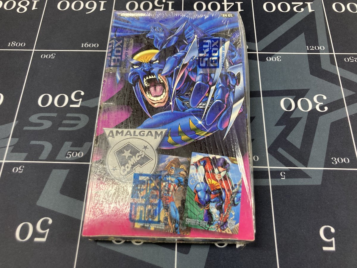 ENNDAL_TCG's tweet photo. 【海外版トレーディングカード　入荷情報】
1996 Amalgam Fleer/Skybox Marvel DC Comics Factory Sealed 未開封BOX
のお値段を調整しました！
https://t.co/m3jJwLGLla
#Marvel
#FactorySealed https://t.co/5TLywLI1hp