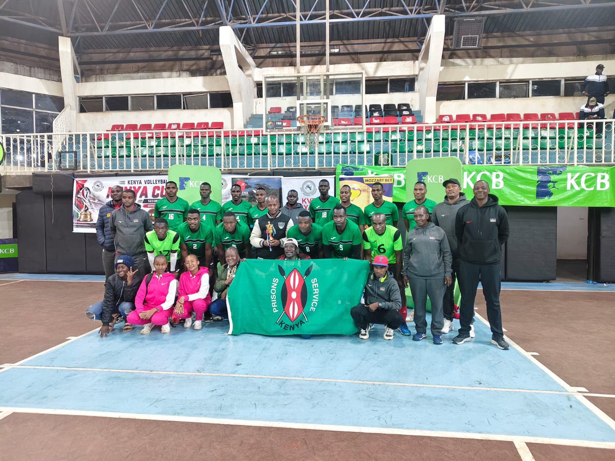 PrisonsKe's tweet photo. Kenya Prisons Volleyball Team delivered a dominant performance to secure a straight-sets victory over Trailblazer, winning 3-0 in an exciting match.

Prisons took control of the contest from the outset, edging the first set 25-23 before asserting their dominance in the second https://t.co/SWo4aGZmd4