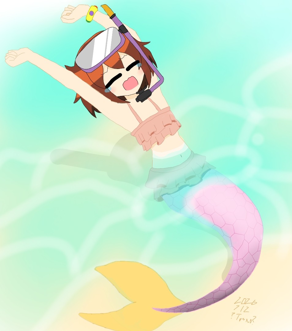 TonoTaiko's tweet photo. 人魚やすな

 #キルミーベイベー https://t.co/aNqwS3NSiX