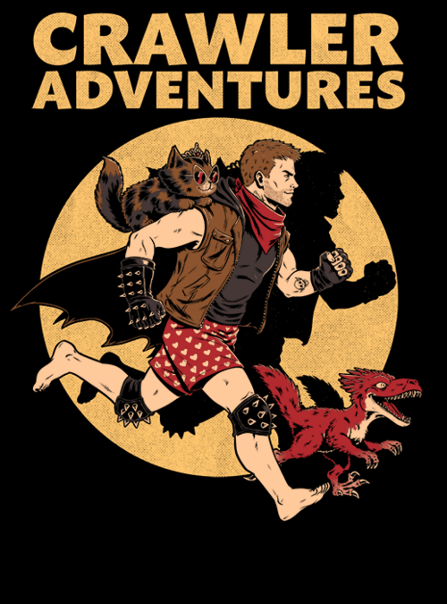 qwertee's tweet photo. "Dungeon Crawler Comic Cover" for just 12hr more on https://t.co/PrRul7wbSk RePost for chance at FREE TEE! https://t.co/Q9FeQhWuj1