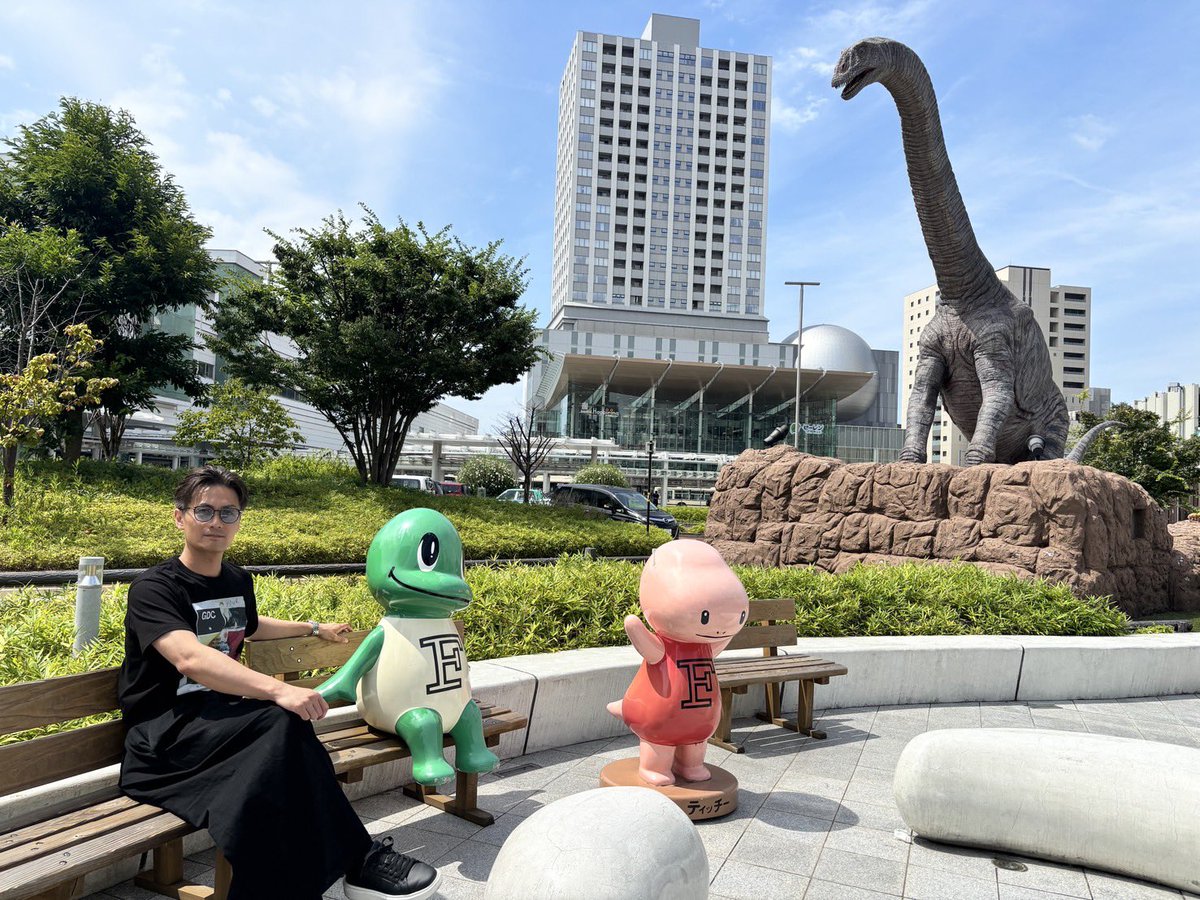 kazuki_kato1007's tweet photo. #TFC2026 恐竜と僕。 https://t.co/3qnYLHVz5B