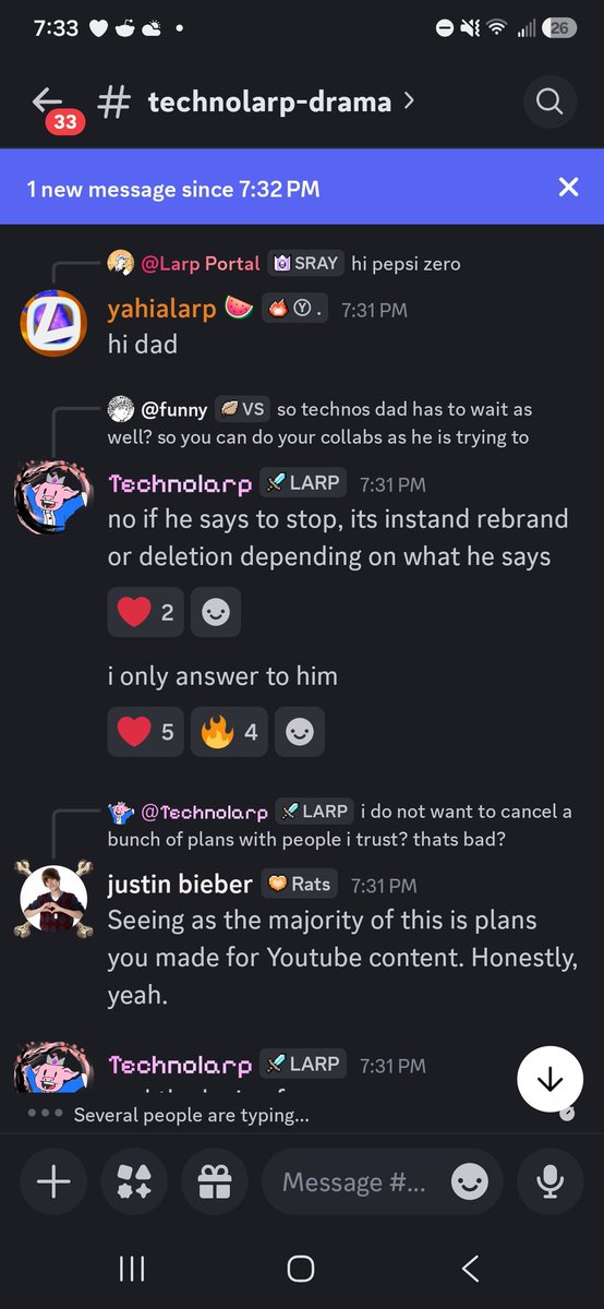 BrantleyExi's tweet photo. @Simon_Hypixel @Pikaclicks his refusal and pressure on technodad is horrific. https://t.co/CIRcQD6i6V