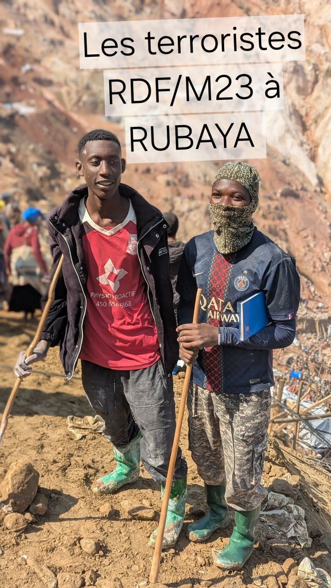 Smiley62442575's tweet photo. @CVictimsAR @UNICEF @kayikwambaT Les terroristes RDF/ M23 à RUBAYA. https://t.co/B45b6ltYqA