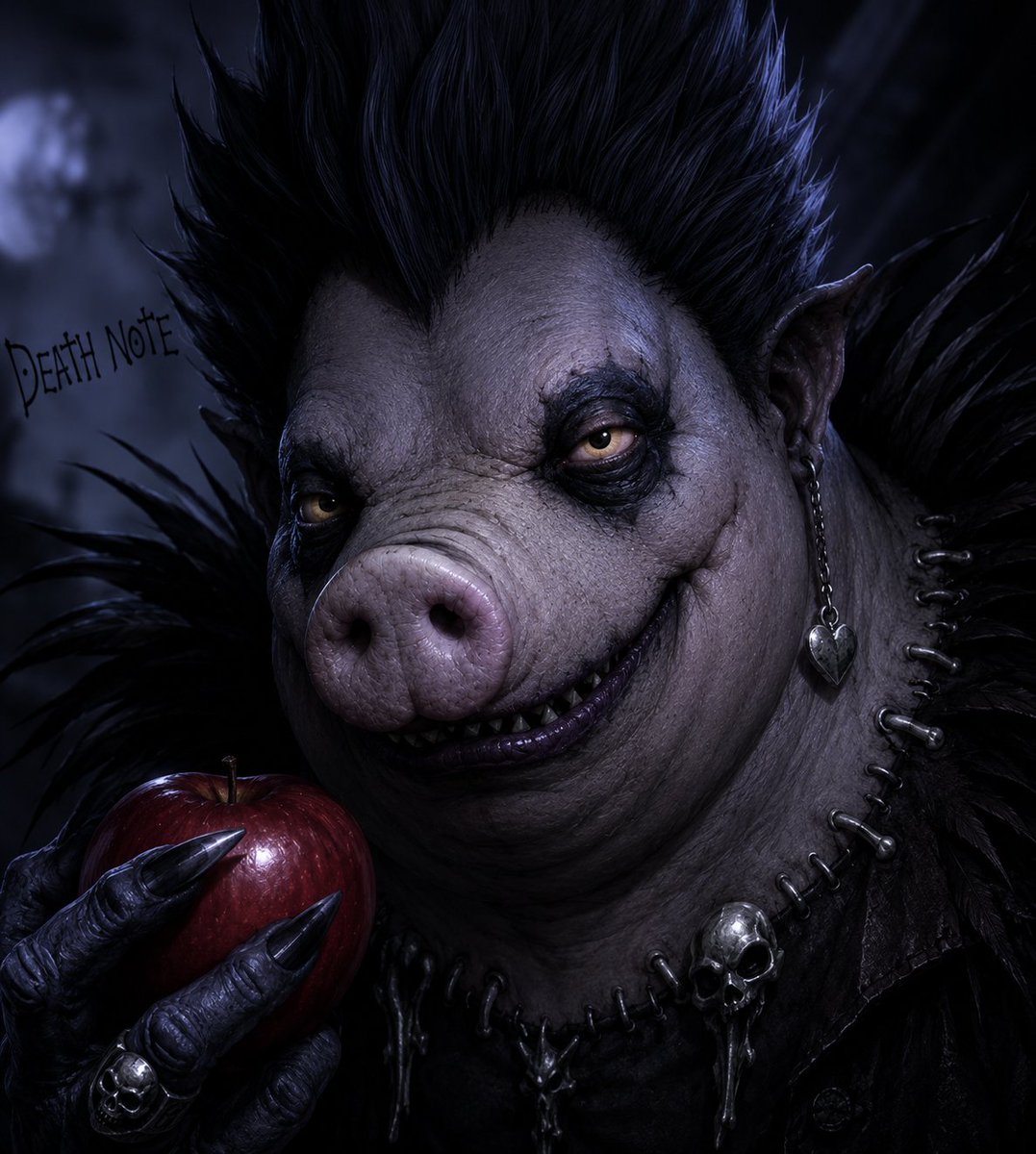 Rookie2554's tweet photo. #wiggerpigs #deathnote https://t.co/ZHFUyJooHG