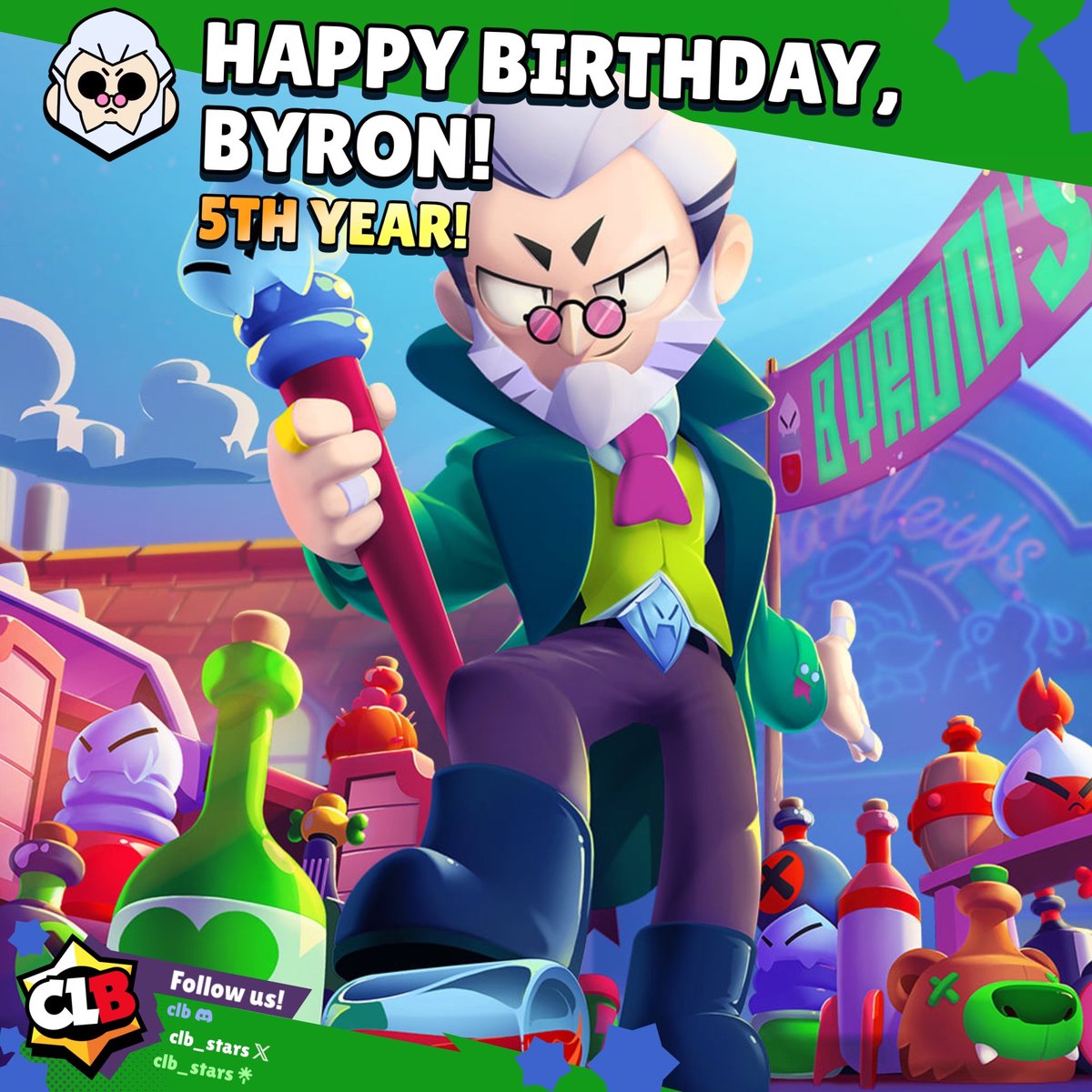 Sh_1tler's tweet photo. @BloofBloofBloof @MaxOKE_ Ts is not Spamtom dude 😭🤞
That's Byron from brawl stars https://t.co/q4JR8GWKnA