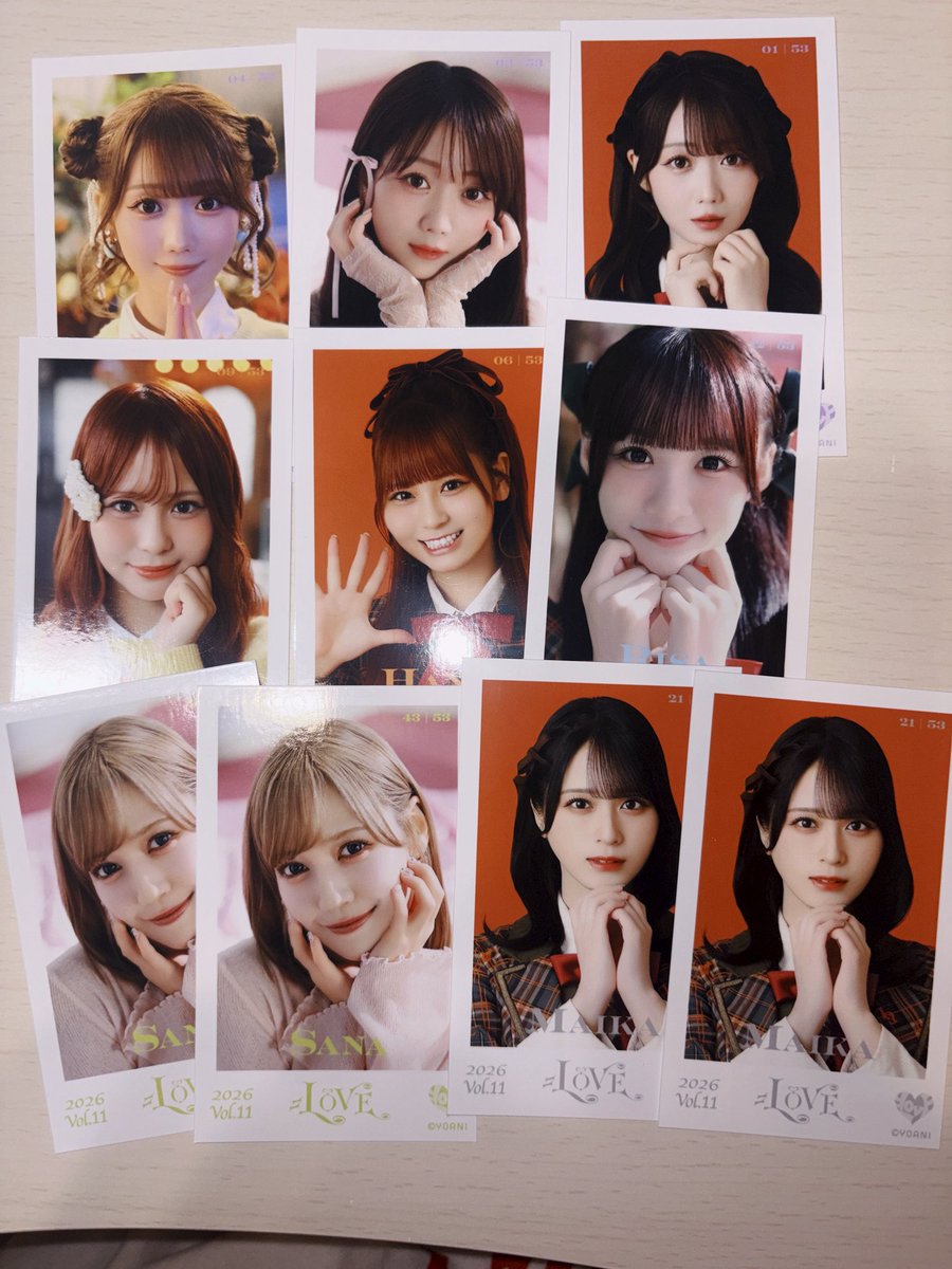 202512_kilo's tweet photo. ＝LOVE イコラブ ミニフォト Vol.11

【譲】写真に提示のもの(1枚目)
【求】齋藤樹愛羅ミニフォト(2枚目)

きあらちゃんが1枚も出なかったのでどのきあらちゃんでもいいので交換頂けませんか😭

東京、神奈川県内での直接での取引又は郵送希望です。 https://t.co/8XfWJGrr9y