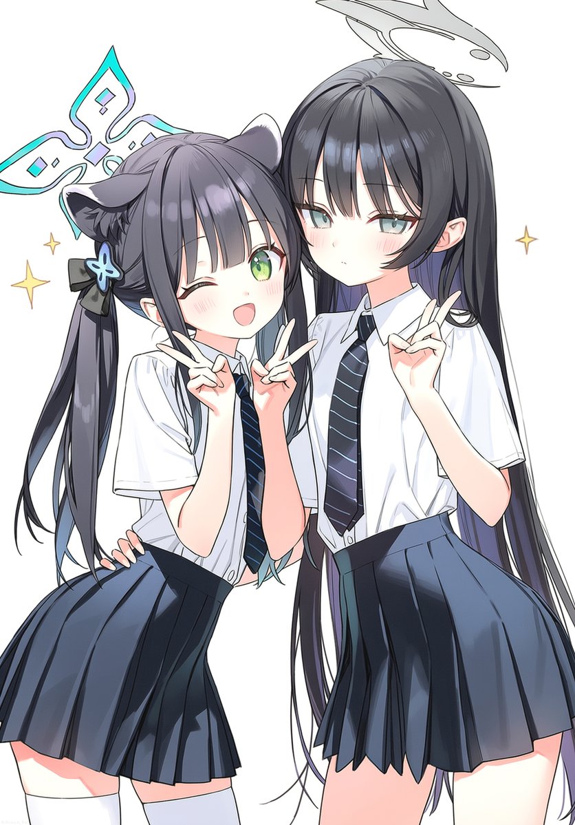 Rinca_ba's tweet photo. 春原シュン＆竜華キサキ
#ブルアカ #BlueArchive　���　　　　　　　　　　　　　　　　　　　　　　　　　　　　　　　　　　　　　　　　　　　　　　　　　　　　　　　　　　　　　　　　　　　　　　　　　　　　　　　　　　　　　　　　　　　　　　　　　　　　　　　　　　　　　　　　　　　　　　　　　　SFW illustration