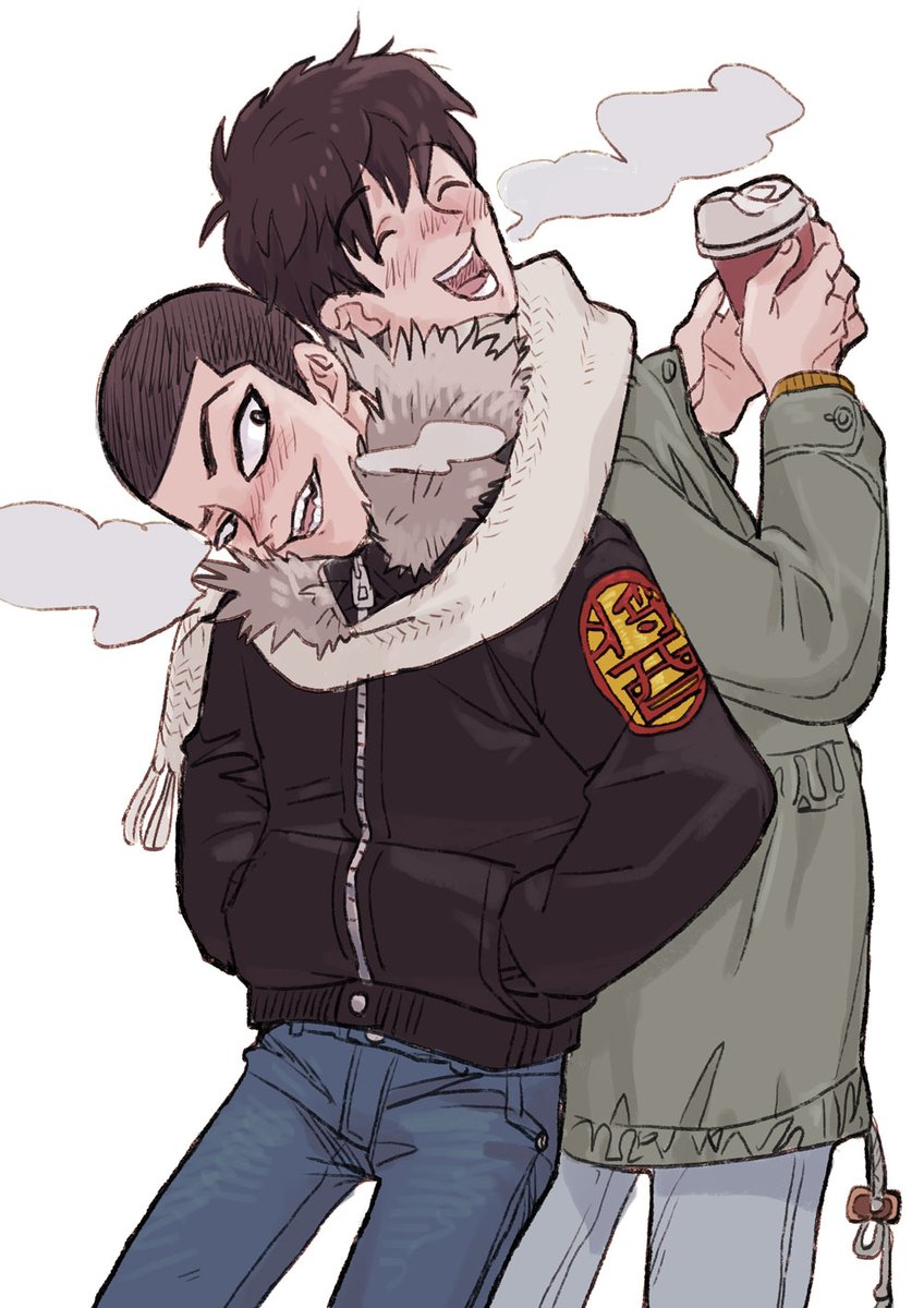 crote_tsu's tweet photo. ジャンアニメ化おめでとう　再掲です
アニメのジャンちょっとでかい　漫画だと大体キリコとおんなじくらいしかない https://t.co/NU8NJNpnkX