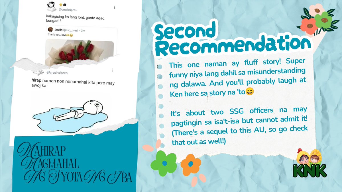 KutingKentin's tweet photo. Hey, Kutings!
A new week means a new recommendation!
Week Two is here—check out @krshkn's second pick for the month!
Happy reading!
#kentinausearch #KENTIN #KNK https://t.co/gpOAwK2UGm