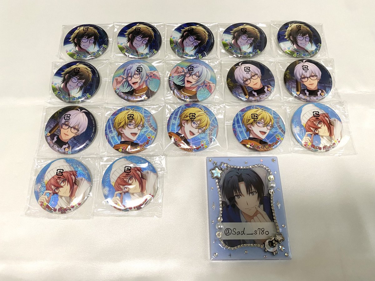 Sad__s78o's tweet photo. 【交換】アイドリッシュセブン アイナナ カプセル缶バッジ カプ缶 +♪vol.7

譲）〇大和6,環2,壮五3,〇ナギ3,☆陸3,楽2,☆天1,百3,千2,☆悠2,トウマ1,〇巳波2,〇虎於2

求）一織

池袋お手渡し＞郵送
なるべく迷子を無くしたい為、纏めてや〇含む方優先
☆はお声掛け重なる場合お返事にお時間頂きます https://t.co/9zGalXrgkF