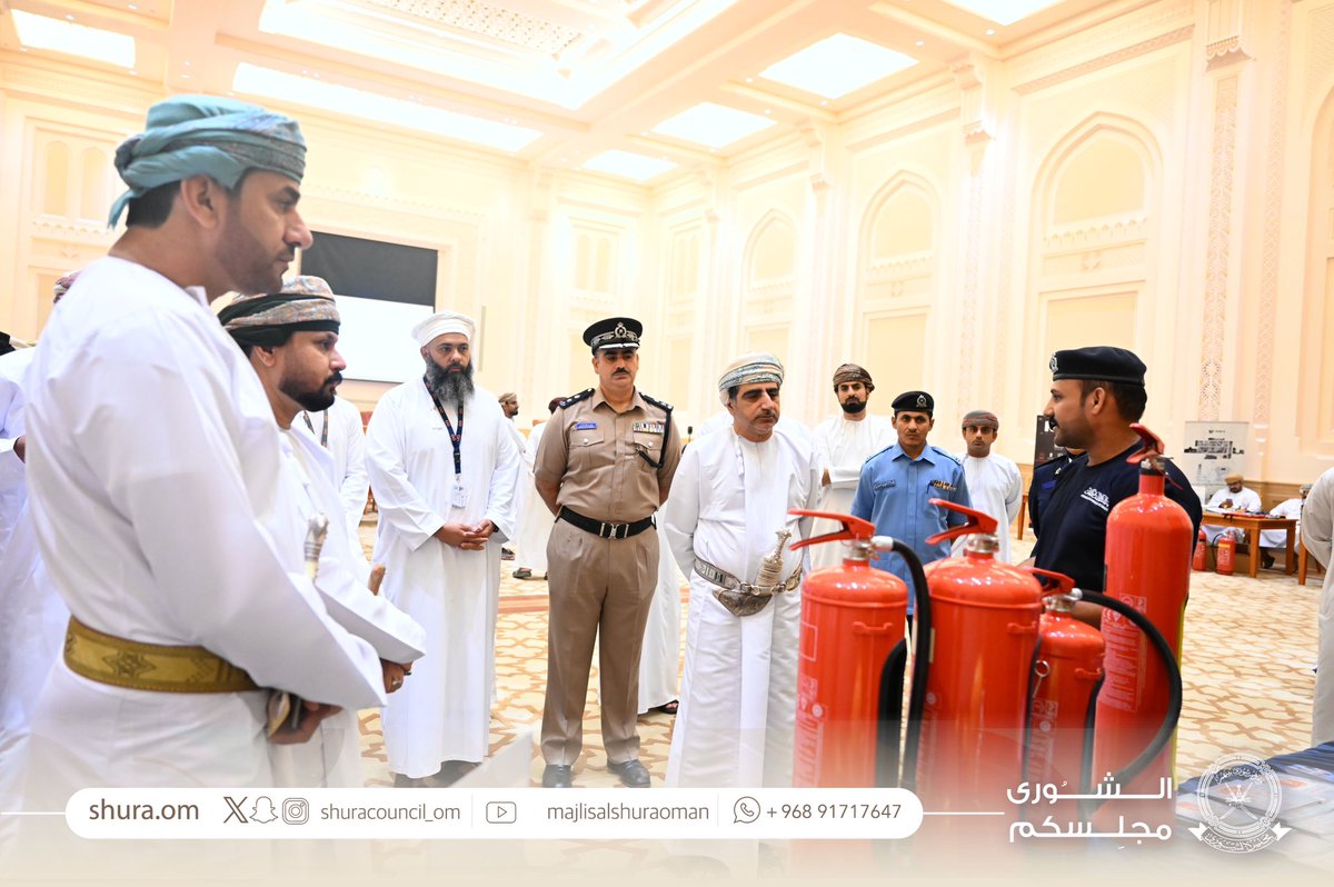 ShuraCouncil_OM's tweet photo. ترجمةً لاهتمام المجلس بتطبيق ممارسة الصحة والسلامة والأمن والبيئة، كركيزة أساسية لترسيخ بيئة عمل آمنة ومستدامة تتماشى مع #رؤية_عُمان2040،،

⏮️ #مجلس_الشورى ينظم فعالية يوم الصحة، بمشاركة عدد من الجهات والمؤسسات الحكومية والخاصة بمجالات الصحة والسلامة والأمن.