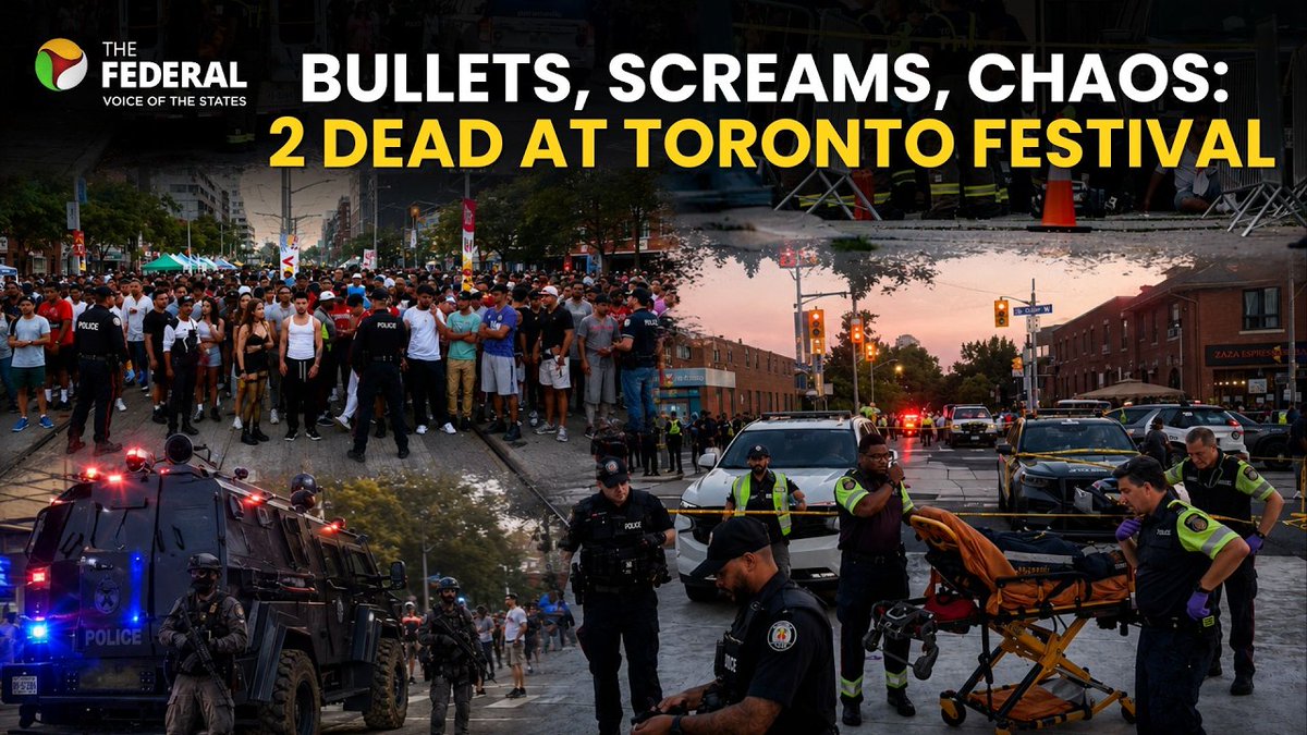 TheFederal_News's tweet photo. Toronto shooting: Two dead as gunfire erupts at Salsa on St. Clair festival
#WATCH | https://t.co/umTjLJq3PL
For more such videos, subscribe: https://t.co/k4O5y3uUyx
#TorontoShooting #StClair #Ontario #Canada #Shooting #Death https://t.co/9Mwsdpcpwg