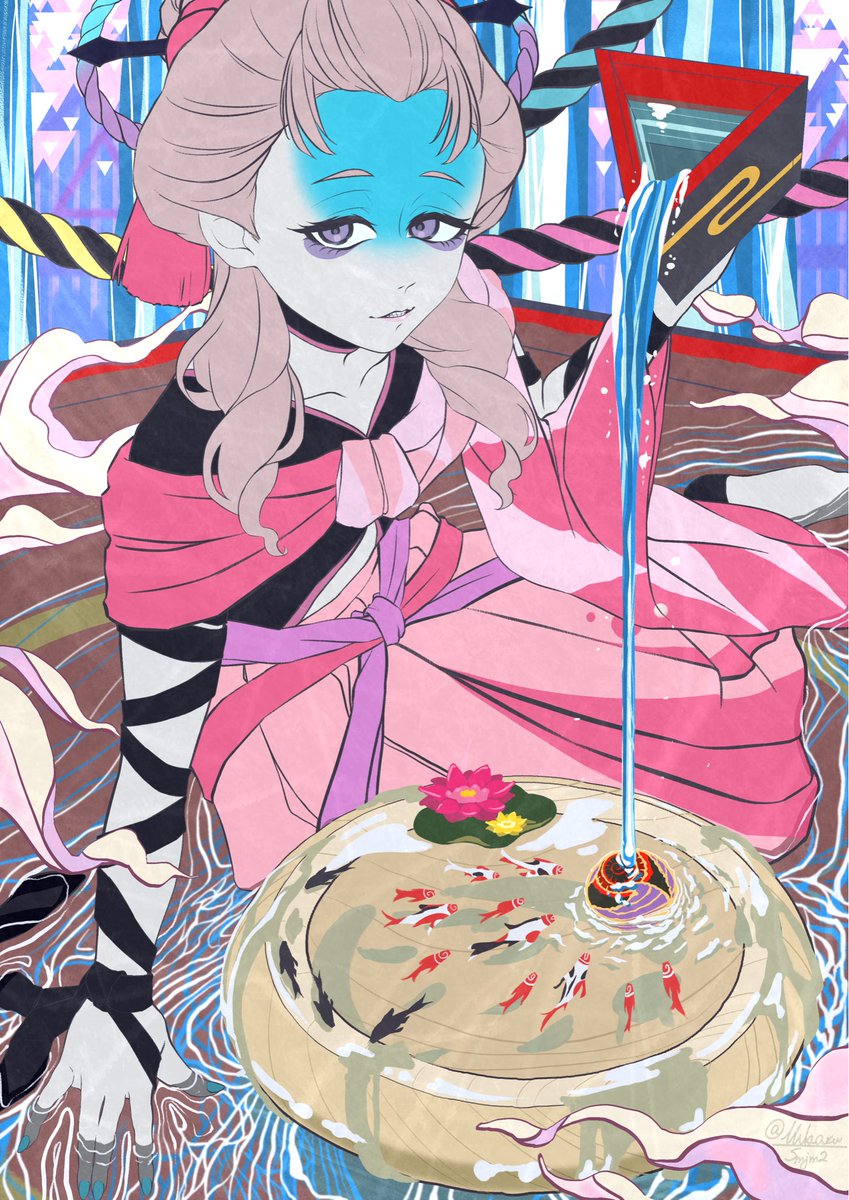 sanka_getu's tweet photo. 御水様

本来絵をあげていたアカウントがシャドバンで機能しなくなったためこちらで再投稿させていただきます(別垢では削除済み)

#モノノ怪_FA
#モノノ怪芸術祭2_平面作品部門 https://t.co/gVyME2sp1R