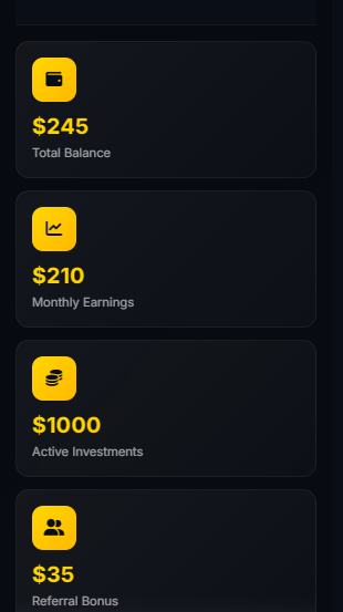 LunalRemirez's tweet photo. 🚀 Found an interesting investment platform that I'm testing.  📷 https://t.co/WHydBBdB1E The dashboard includes investment plans, wallet management, referrals, and rewards. https://t.co/BW03JMnxB8
