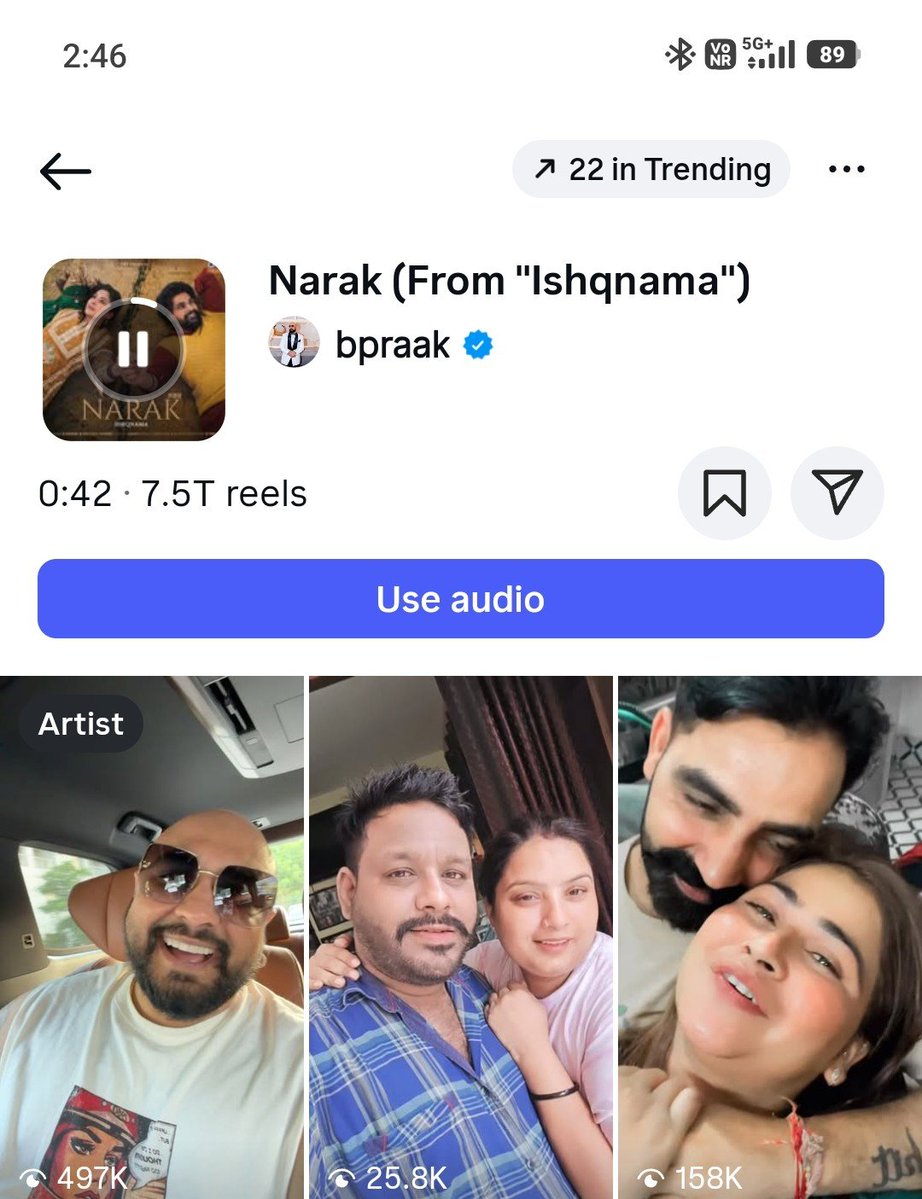 Rimi_Shehnaaz's tweet photo. And NARAK song is finally trending on number 22🫶🩷
#ishqnama #ShehnaazGill
@ishehnaaz_gill  @JayyRandhawa https://t.co/m8sa7V4hD4