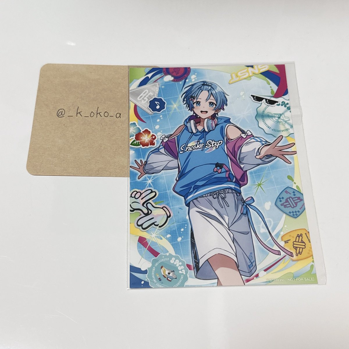 _k_oko_a's tweet photo. @Colon_MFPrince また、ご所望でしたら🎀🩵さんブロマイドお付けいたします。 https://t.co/6xEFiveq0c