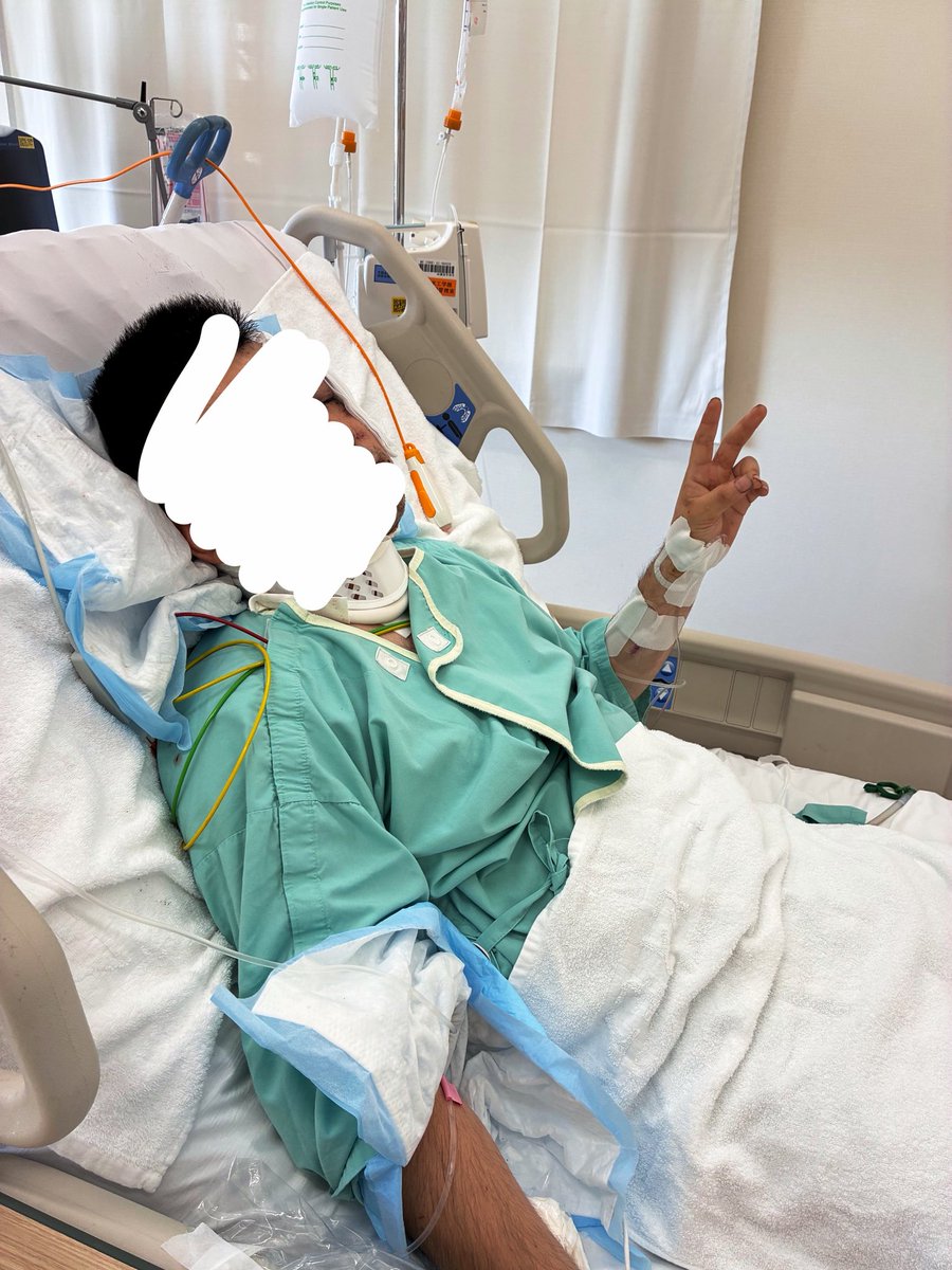 Xx_ZeRo9's tweet photo. 生きて帰ってこれました。
これから手術〜鬼のリハビリ頑張ります。 https://t.co/gYLHpqn0Kb