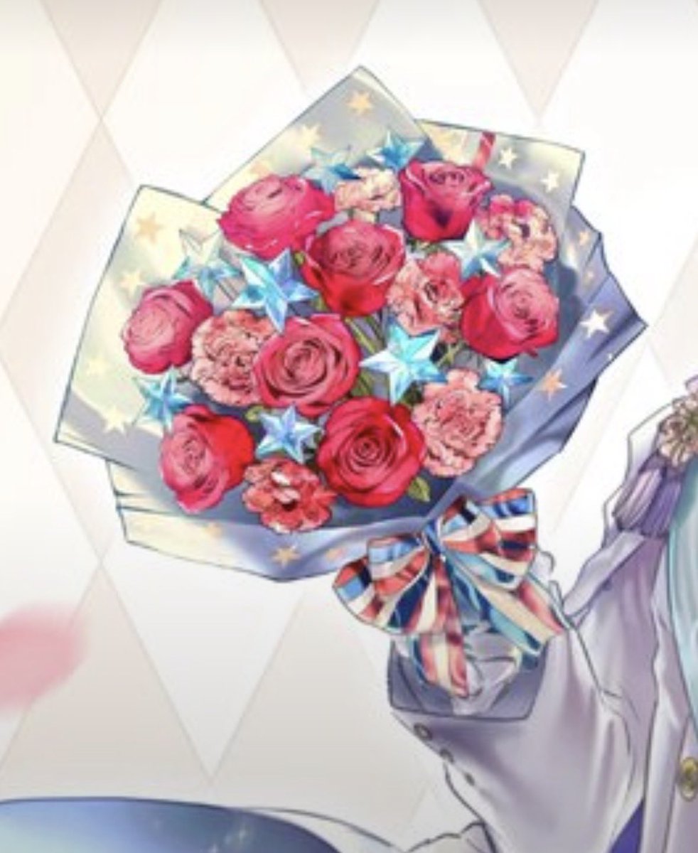 udon_dondon09's tweet photo. いつもの花言葉調べ

赤い薔薇8本→あなたの思いやりに感謝
桃色のカーネーション→決してあなたを忘れない
青い星→ブルースター→ 信じ合う心・望郷

薔薇8本は記念日に、カーネーションは母の日に、ブルースターはウェディングブーケに使われる。

めっちゃ祝ってる https://t.co/WkhhmPVmFg