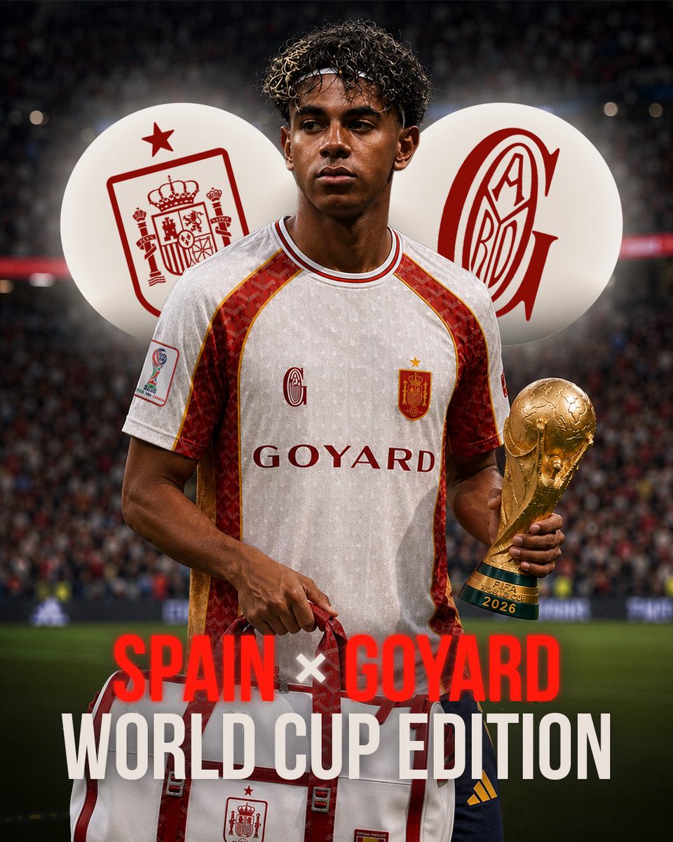 gaelsantano's tweet photo. SPAIN × GOYARD 🇪🇸🏆

Concept Design by @gaelsantano @DxniDZN - Not for sale

What’s your favorite piece? ❤️⬇️ https://t.co/dmqHUacHB2