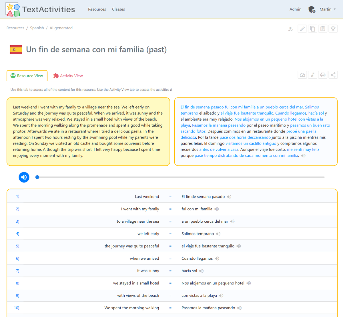 TextActivities's tweet photo. This produces a parallel text resource consisting of
1⃣ a target language text of 120-150 words
2⃣ an English translation
3⃣ key vocab chunks from the text in the TL &amp; L1

#mfltwitterati #mflchat #langchat https://t.co/PHN6EKP99x