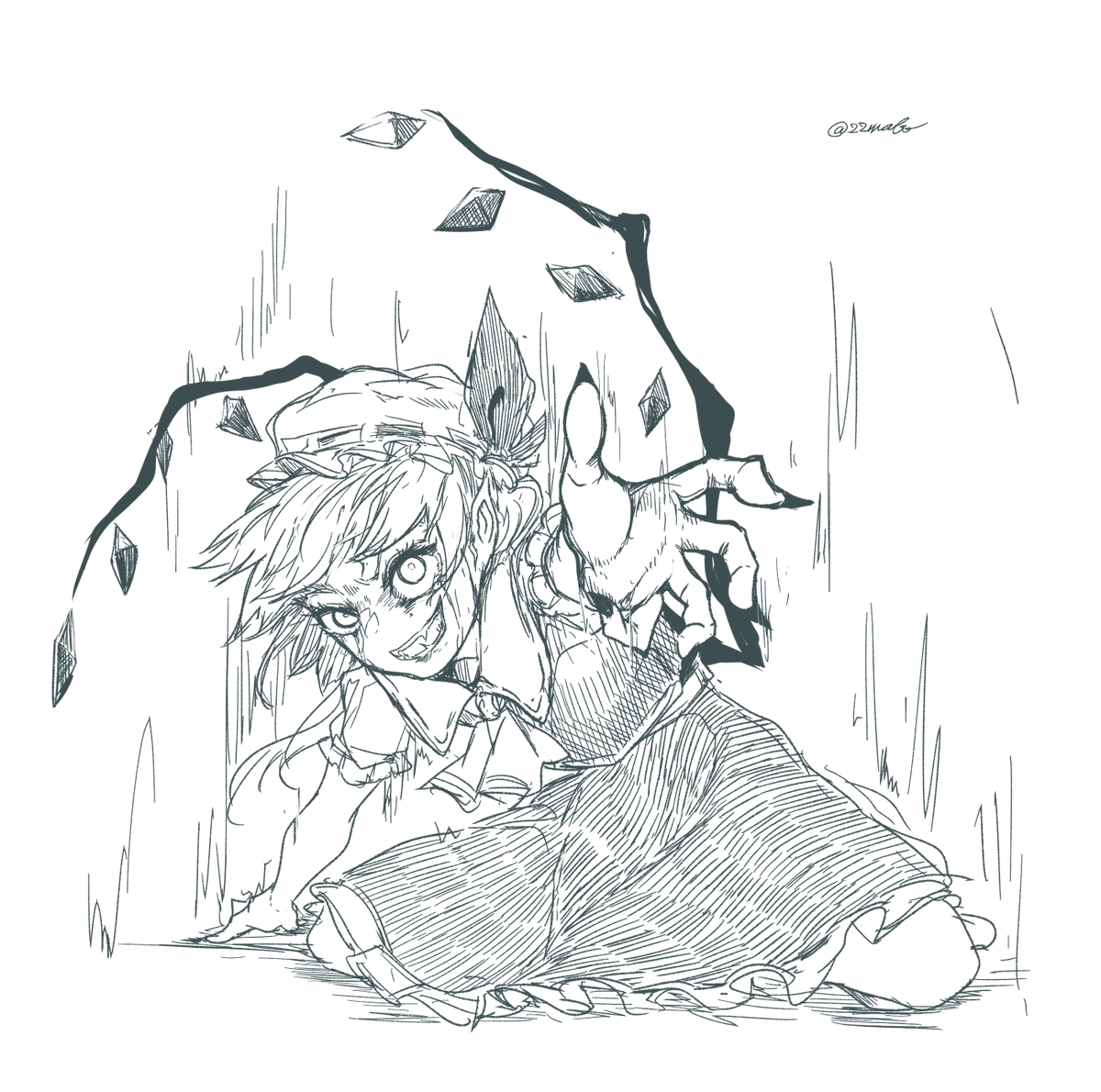 22mabo's tweet photo. #東方Projectㅤㅤㅤㅤ 
フラン https://t.co/wzfzI7ESv8