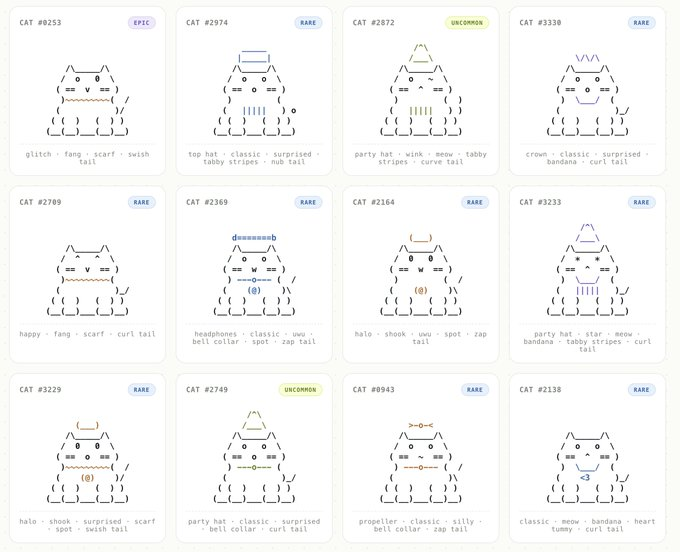 ShadowLightWeb3's tweet photo. @ASCIIcats_ Is Interesing mint on Robinhood chain

3333 Cats minting on Robinhood Blockchain for free

The Mint is open for everyone means its public mint. One per wallet and they added anti-bot system where 1 IP can mint one.

Application is open for secret prizes https://t.co/aCxXRLabdk (Maybe something don't forget to fill the application)

Im bullish on ASCII Cats